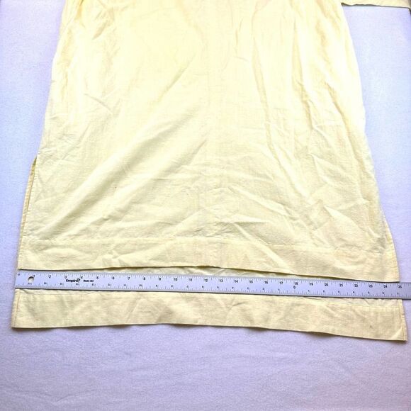 Ilana Khon Oversized Linen Shirt Dress Women’s M Read - Picture 9 of 10